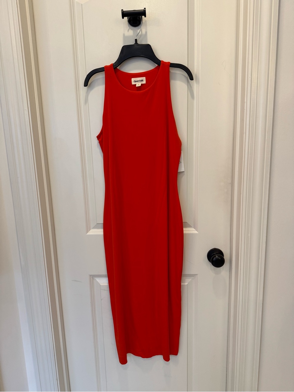 Classic Red Sleeveless Midi Dress by Greenbrier